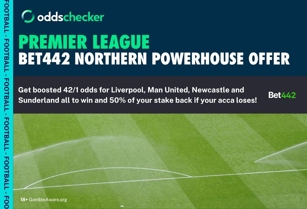 Bet442 Northern Powerhouse Offer: Get 50% off your Stake back on 42/1 PL Acca if it Loses