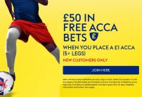 Sky Bet Sign Up Offer: Place a £1 Acca on Boxing Day Football, Get £50 in Free Bets