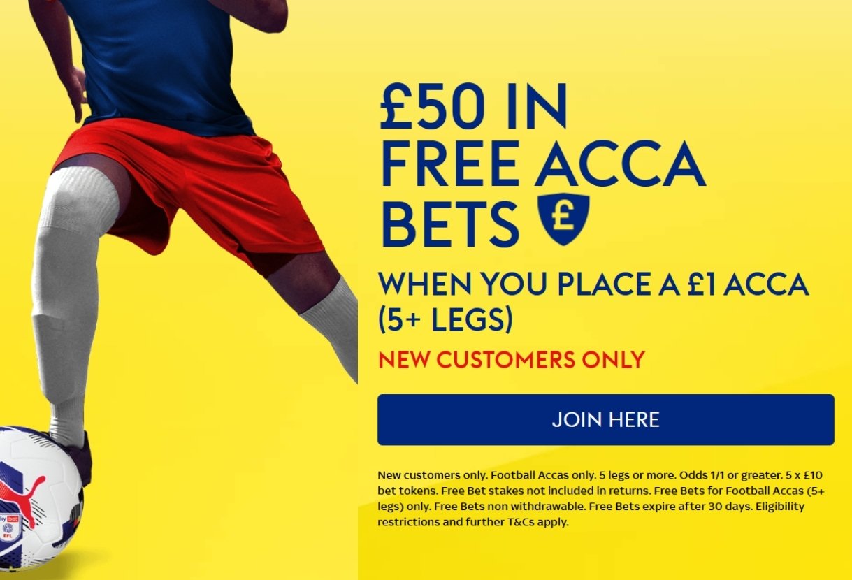 Sky Bet Sign Up Offer: Place a £1 Acca on Boxing Day Football, Get £50 in Free Bets