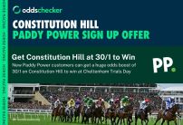 Paddy Power Constitution Hill Offer: Get 30/1 on Constitution Hill to Win at Cheltenham Trials Day