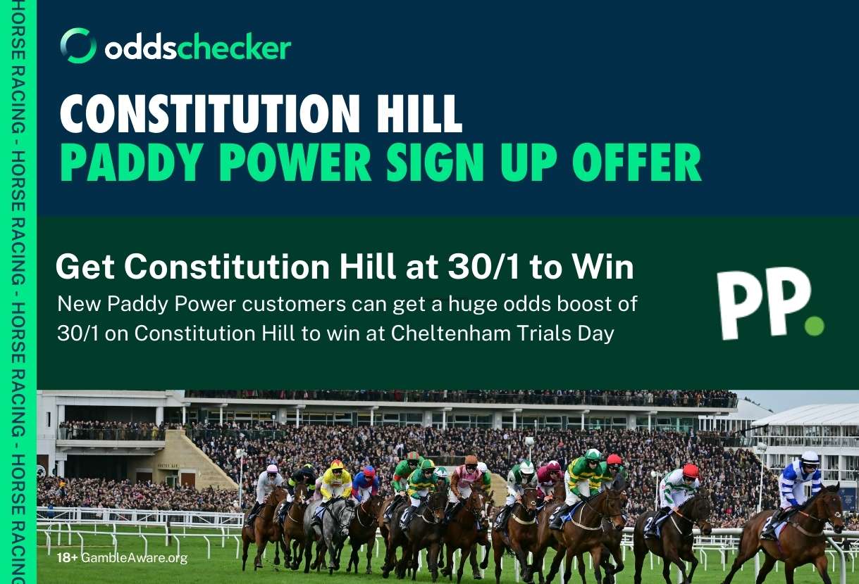 Paddy Power Constitution Hill Offer: Get 30/1 on Constitution Hill to Win at Cheltenham Trials Day