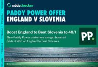Euro 2024 Betting Offers: Paddy Power 40/1 to Beat Slovenia Promotion