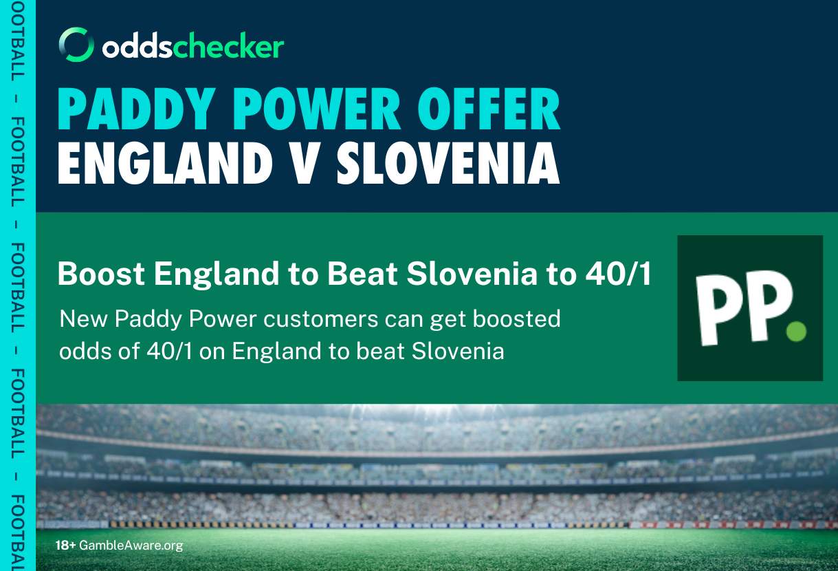 Euro 2024 Betting Offers: Paddy Power 40/1 to Beat Slovenia Promotion