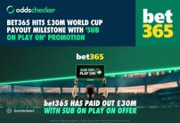 bet365 Hits £30m World Cup Payout Milestone with 'Sub On Play On' Promotion