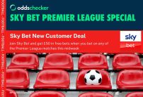 Premier League Free Bets: Get a £50 Bonus On Midweek Fixtues With Sky Bet