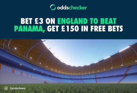 Bet £3 on England to Beat Panama, Get £150 in Free Bets for 2026 World Cup