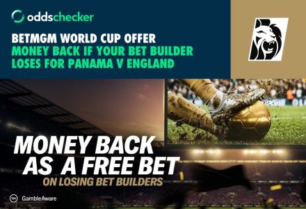 BetMGM World Cup Bet Builder: Money Back if your Bet Builder Loses for Panama v England