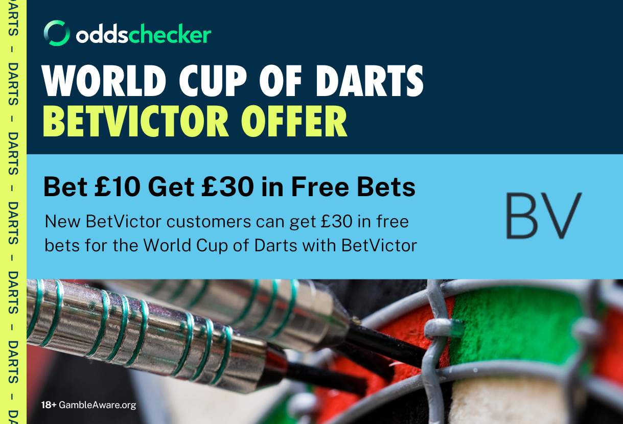 BetVictor World Cup of Darts: Bet £10, Get £30 on Any World Cup of Darts Game