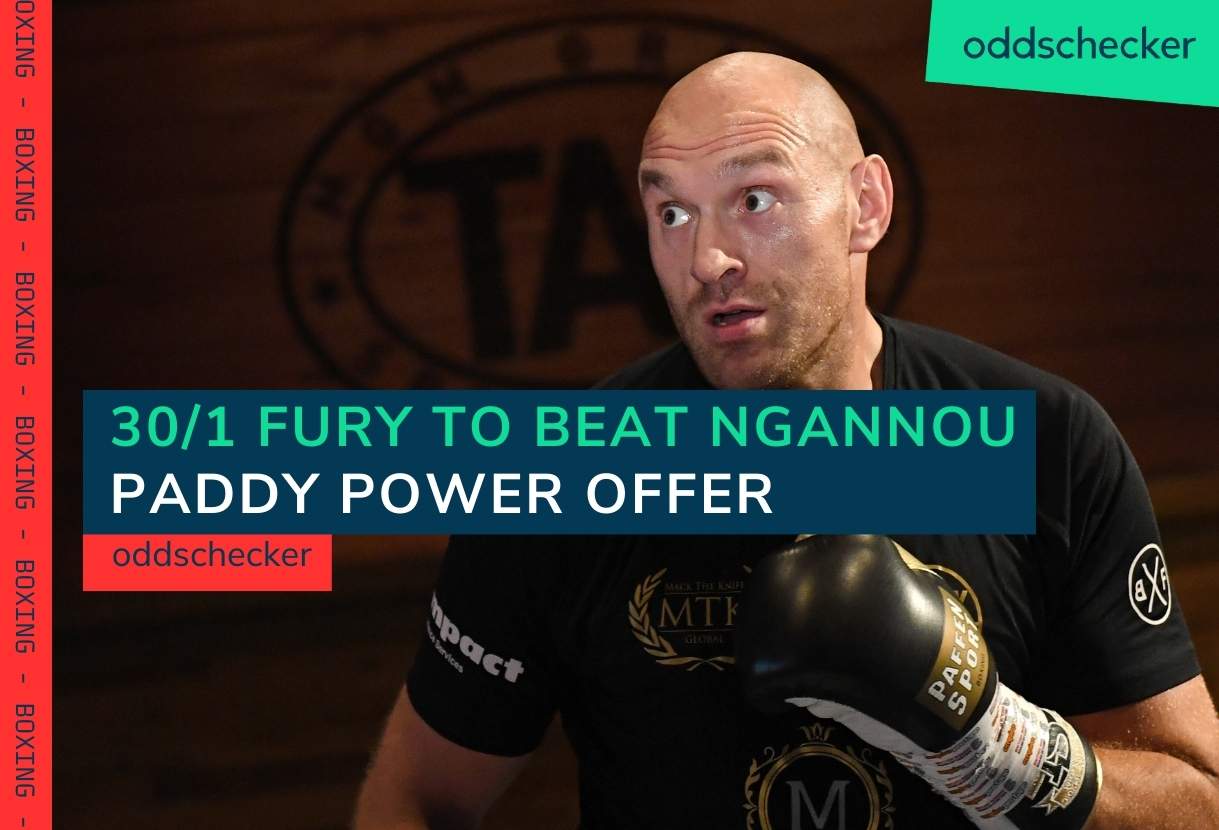 Paddy Power Boxing: Get 30/1 for Tyson Fury to beat Francis Ngannou