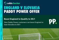 Paddy Power 35/1 England Odds Boost: New Customers Get Bigger Odds for England v Slovakia