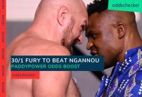 Paddy Power Odds Boost: Get 30/1 Odds on Tyson Fury to Beat Francis Ngannou 