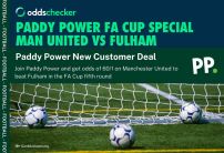 FA Cup Paddy Power Special: Get 60/1 on Manchester United to beat Fulham