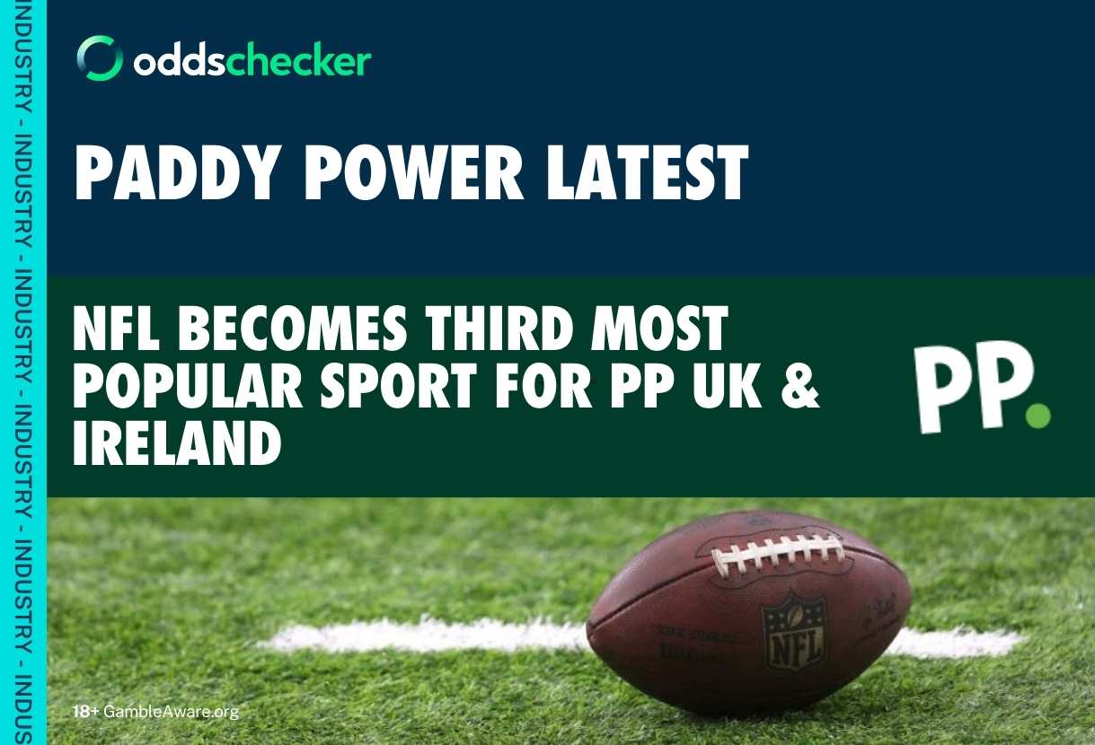 NFL Becomes Paddy Power's Third Most Popular Sport