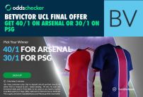 Get 40/1 on Arsenal or 30/1 on PSG to Win with BetVictor's UCL Final Offer