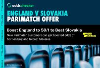 Parimatch England 50/1 Promo: New Customers Get an Enhanced Price on England Beating Slovakia