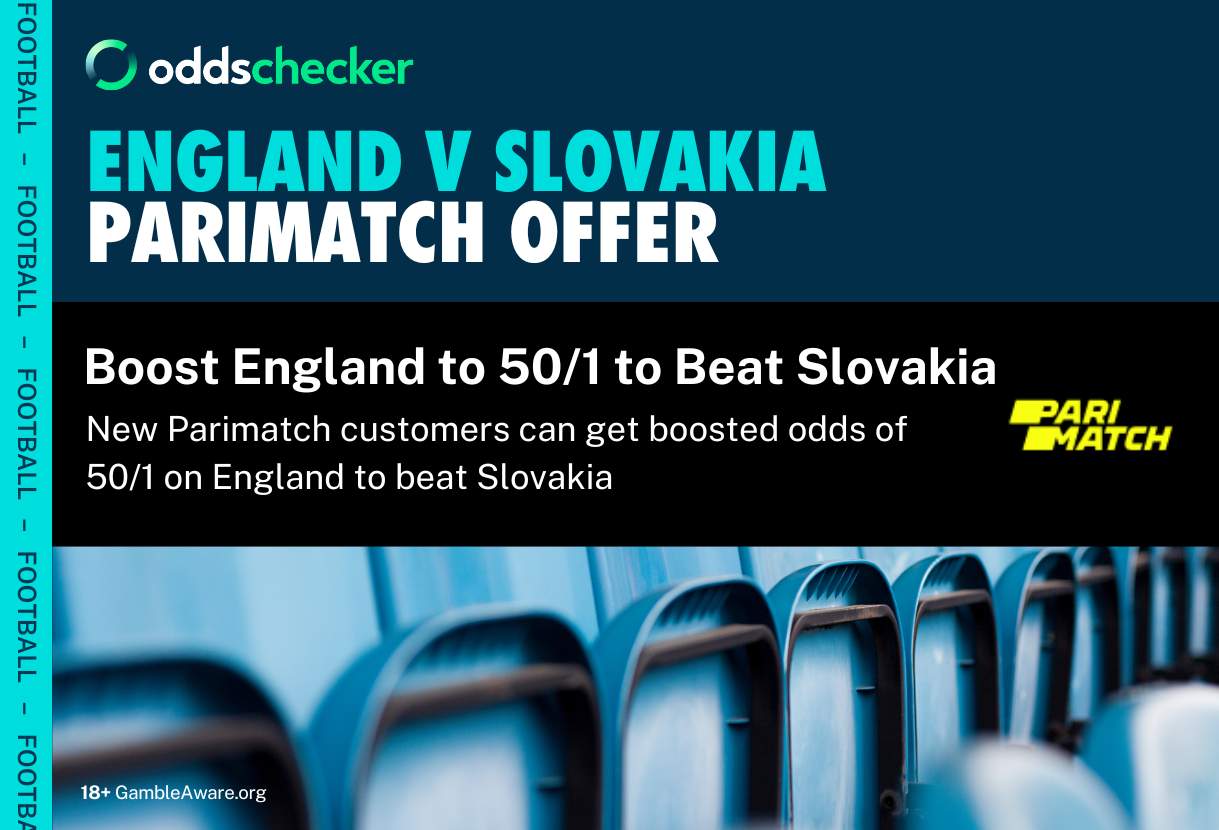 Parimatch England 50/1 Promo: New Customers Get an Enhanced Price on England Beating Slovakia