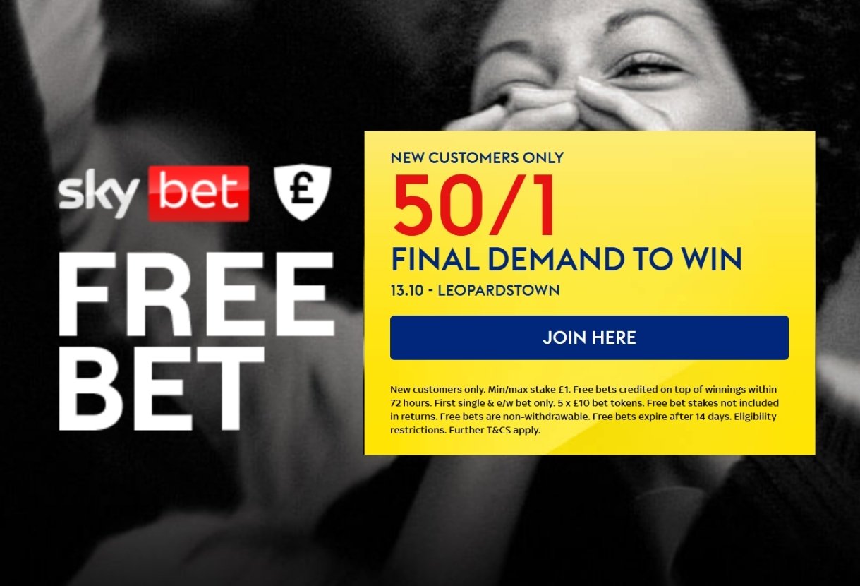 Back Final Demand at 50/1 with Sky Bet to Win at the Dublin Racing Festival