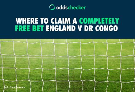 Where to Claim a Completely Free Bet England v DR Congo