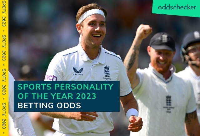 2023 Sports Personality of the Year Betting Odds: Stuart Broad second favourite 