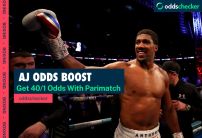 Parimatch Anthony Joshua Promotion: Boost AJ to 40/1 to Beat Francis Ngannou