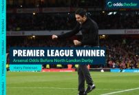 Arsenal Premier League Winner Odds: 30% chance before North London Derby