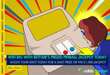 £1,000 FREE Jackpot When Playing Betfair Prize Pinball Plus