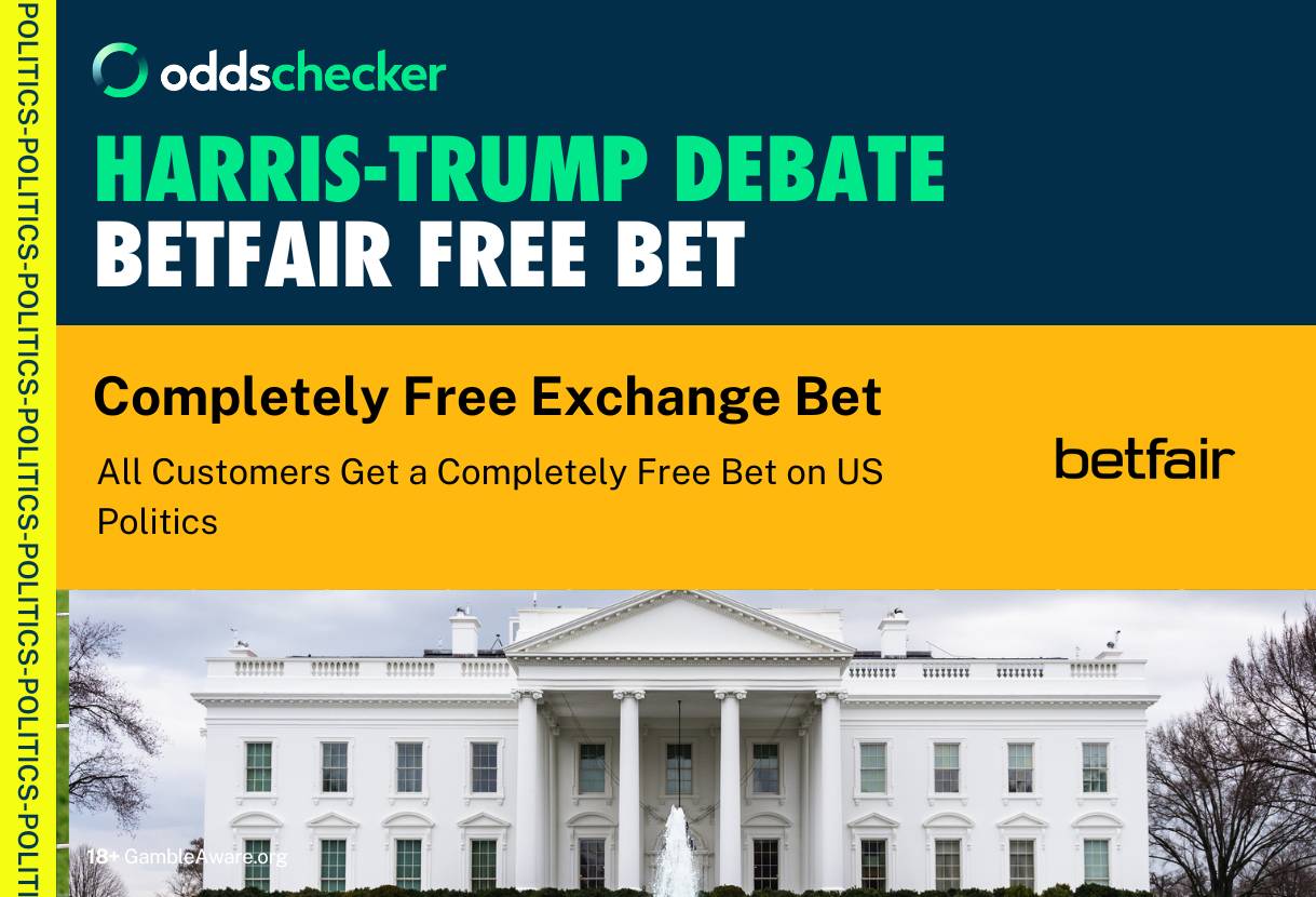 Betfair US Election Offer: Get a Free Exchange Bet Ahead of the Harris-Trump Debate