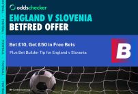 Get £50 in Free Bets With the Betfred Euro 2024 Offer Plus 8/1 England v Slovenia Bet Builder Tip