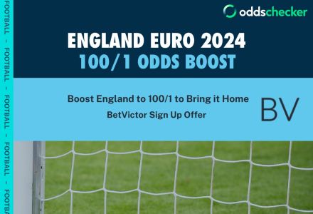 Euro 2024 Offer: Boost England to 100/1 to Win the Euros With the BetVictor Sign Up Offer