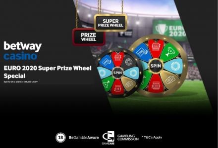 Betway Casino Super Prize Wheel: Euro 2020 Edition