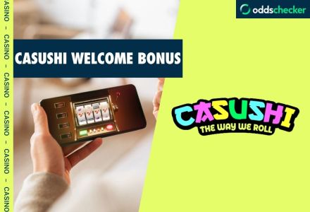 Casushi welcome bonus on mobile