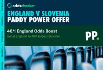 Paddy Power 40/1 England Odds Boost: Enhanced Price for England to Beat Slovenia