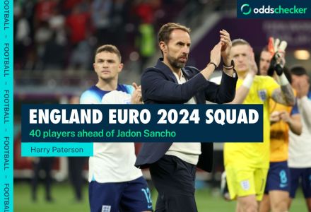 England Euro 2024 Squad Odds: The 40 Players Ahead of Jadon Sancho