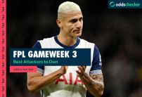 FPL Gameweek 3 Tips: Best Attackers to Own According to the Betting Odds