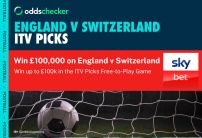 England v Switzerland ITV Picks: Win £100,000 on England v Switzerland in Free-to-Play Game