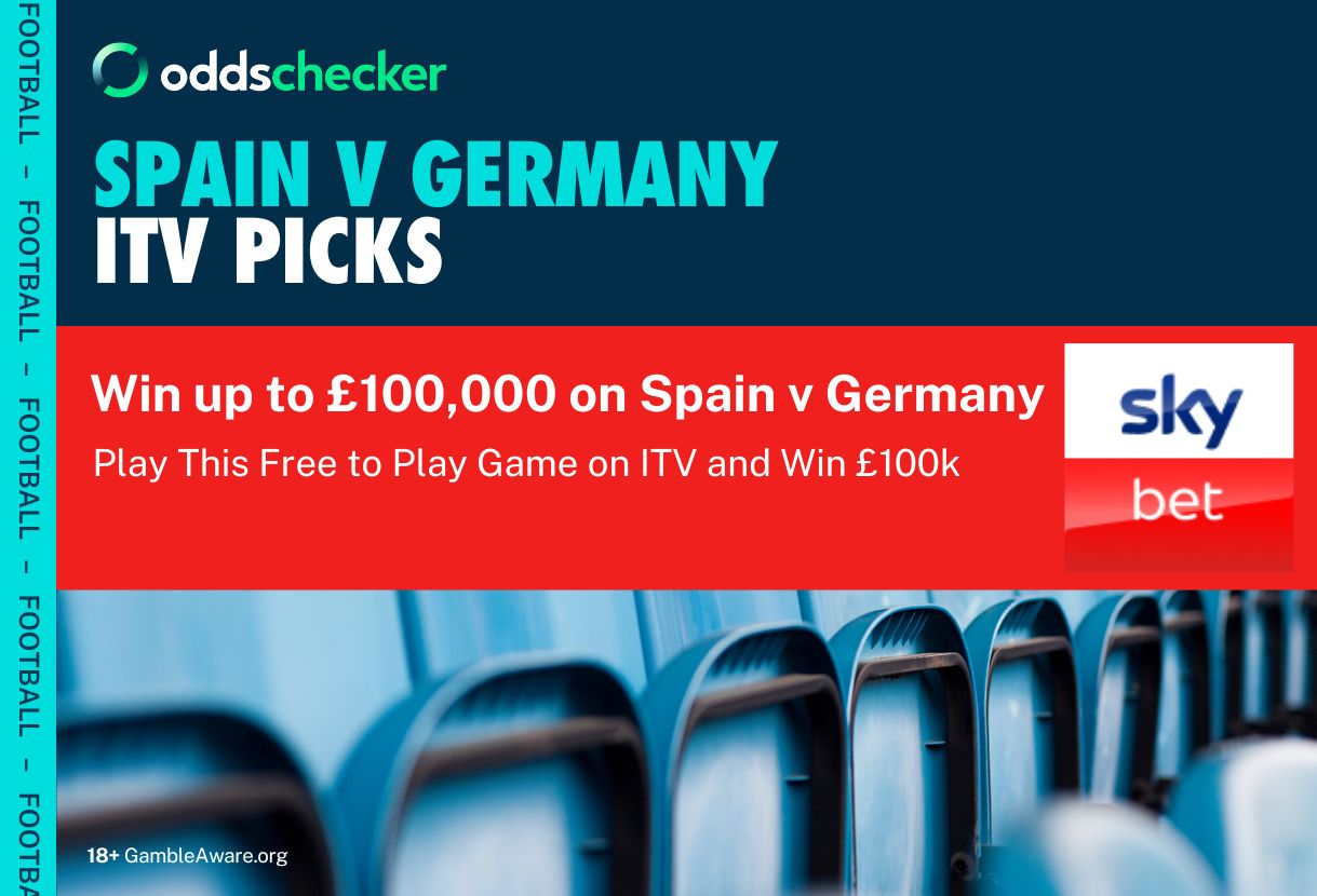 Spain v Germany ITV Picks: Free Chance to Win £100,000 by Making 7 Picks for the Game