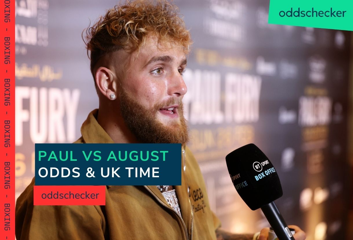Jake Paul vs Andre August Odds, UK Time, Undercard & Prediction