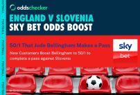 Sky Bet 50/1 Odds Boost: Jude Bellingham to Make 1+ Pass Promotion