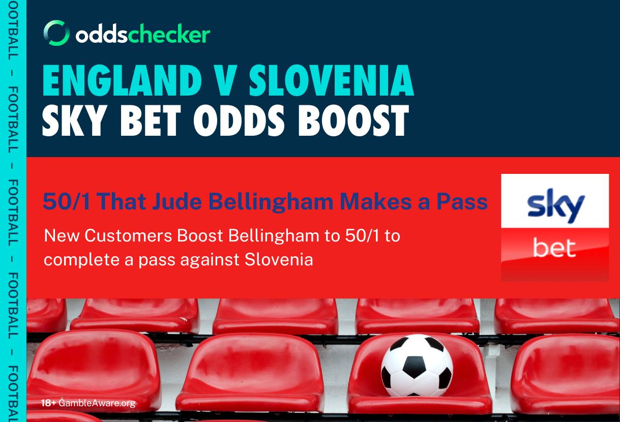 Sky Bet 50/1 Odds Boost: Jude Bellingham to Make 1+ Pass Promotion