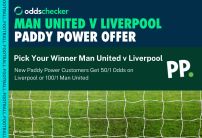 Paddy Power Offer: Get 50/1 on Liverpool or 100/1 on Man United With This Super Sunday Promotion