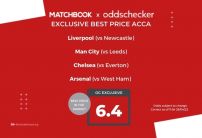 Acca Tips: Matchbook's best price guarantee on Top 4 Premier League four-fold