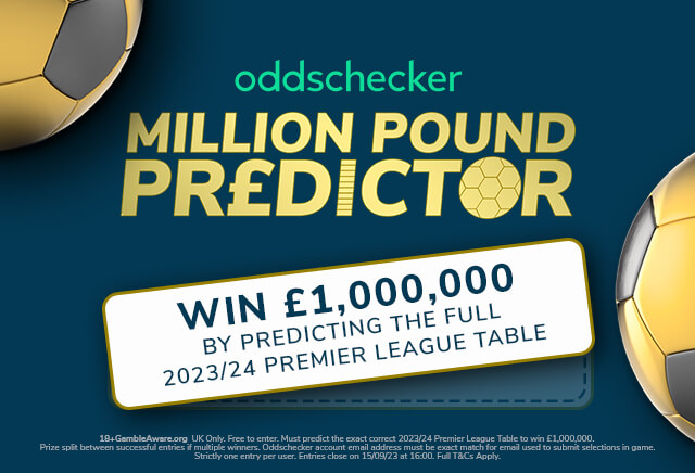 Win £1 million by predicting the full 2023/24 Premier League Table