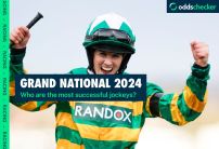 Who are the most successful Grand National jockeys in Saturday's race?