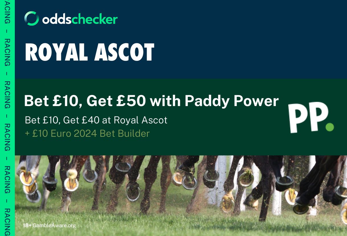 Paddy Power Royal Ascot Offer Bet £10, Get £40 at Ascot Plus a £10