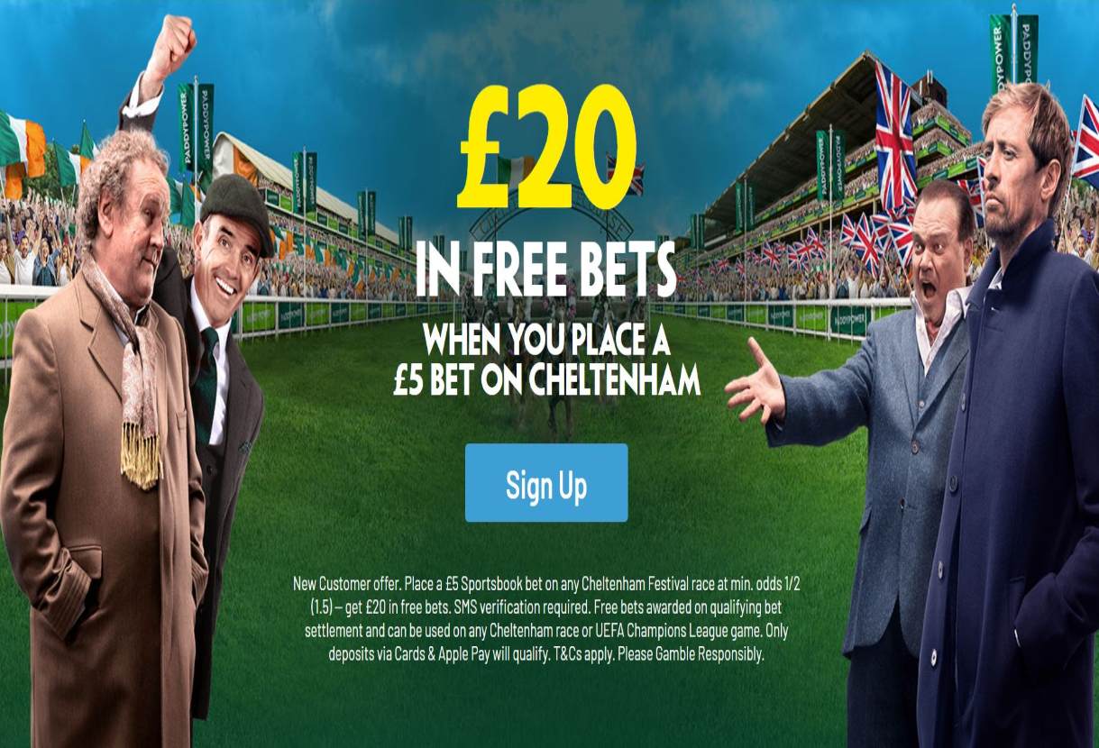 Paddy Power Cheltenham Free Bets: Bet £5, Get £20 on Gold Cup Day ...