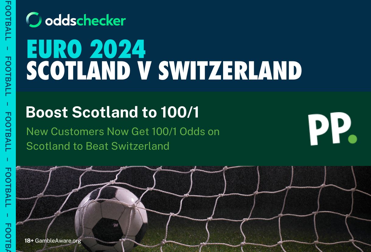 Euros Betting Offer: Paddy Power 100/1 Scotland to Beat Switzerland Odds Boost