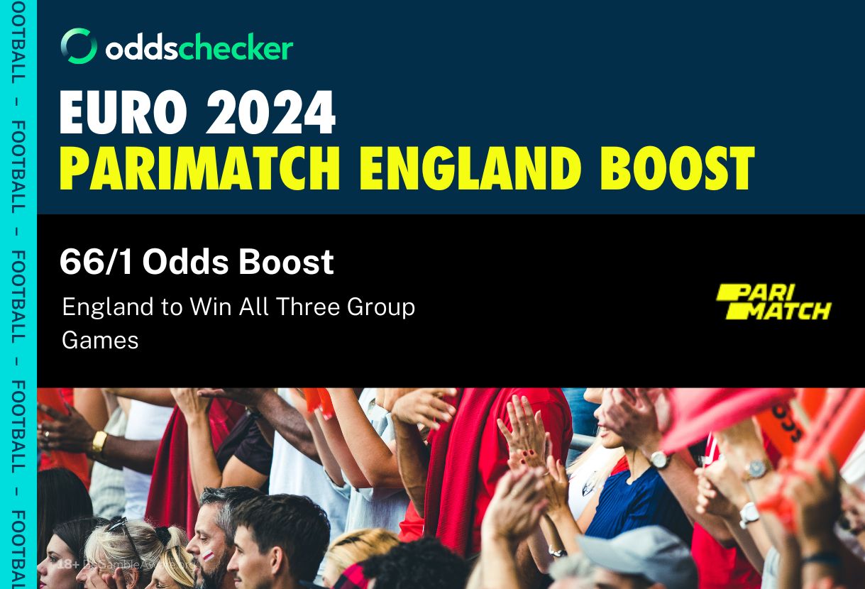 Euros 2024 Offer: Get 66/1 Odds on England to Win Their 3 Group Games With Parimatch
