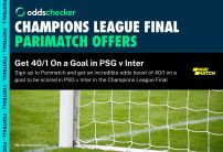 Parimatch Champions League Odds Boost: Get 40/1 on a Goal in PSG v Inter