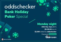 How to enter the oddschecker Bank Holiday Special poker tournament