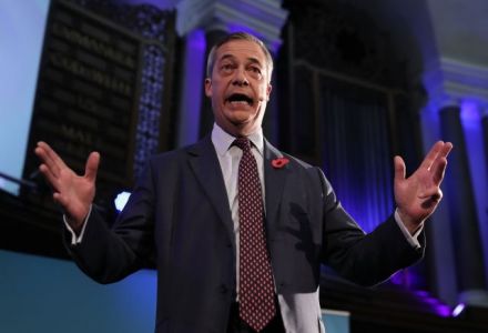 Odds on Tory majority at general election shorten significantly following Nigel Farage comments